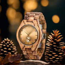Load image into Gallery viewer, Natures Finesse Men or Women Sustainable Wooden Wrist Watch
