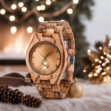 Load image into Gallery viewer, Natures Finesse Men or Women Sustainable Wooden Wrist Watch