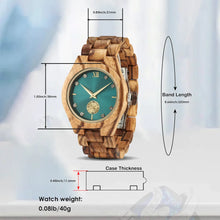 Load image into Gallery viewer, Natures Finesse Men or Women Sustainable Wooden Wrist Watch
