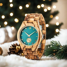 Load image into Gallery viewer, Natures Finesse Men or Women Sustainable Wooden Wrist Watch
